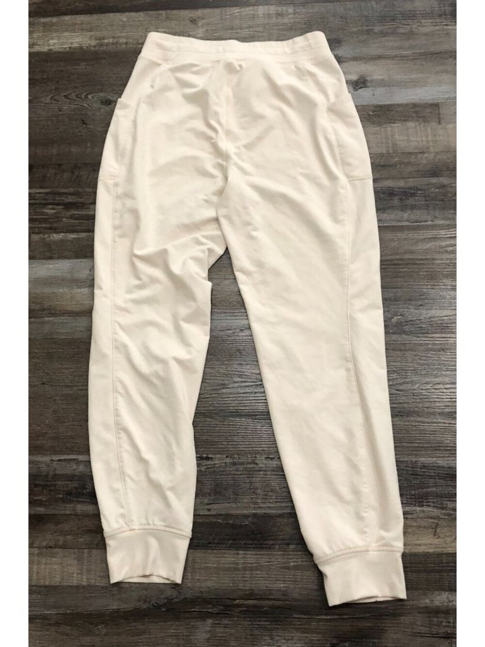 Fabletics Womens Small Cream Athletic Jogger Sweatpants Joggers - Picture 2 of 5